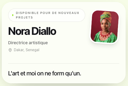 Profil Wimlo d’une directrice artistique